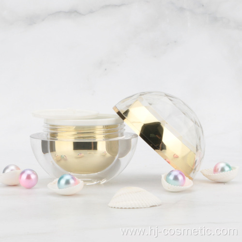 Acrylic plastic material ball shape packaging hand cream jars